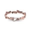 Load image into Gallery viewer, leaf-and-curl-black-diamond-enamel-band-in-rose-gold-FDEWB8349BGBLACK-NL-RG