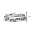Load image into Gallery viewer, leaf-and-curl-black-diamond-enamel-band-in-white-gold-FDEWB8349BGBLACK-NL-WG