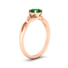 Load image into Gallery viewer, leaf-vine-round-solitaire-emerald-engagement-ring-in-rose-gold-fdens11688rorgemgrangle2-nl-rg.jpg?v=1777267104