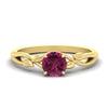 Load image into Gallery viewer, leaf-vine-round-solitaire-pink-sapphire-engagement-ring-in-yellow-gold-fdens11688rorgsadrpisleep-nl-yg.jpg?v=1777267103