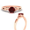 Load image into Gallery viewer, leaf-vine-round-solitaire-ruby-engagement-ring-in-rose-gold-fdens11688rorgrudrangle3-nl-rg.jpg?v=1777267104