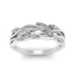 Load image into Gallery viewer, leaf-wide-diamond-wedding-band-in-white-gold-FD9476-NL-WG.jpg