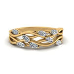 Load image into Gallery viewer, leaf-wide-diamond-wedding-band-in-yellow-gold-FD9476-NL-YG.jpg