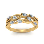 Load image into Gallery viewer, leaf-wide-diamond-wedding-band-in-yellow-gold-FD9476-NL-YG.jpg