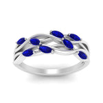 Load image into Gallery viewer, leaf-wide-sapphire-wedding-band-in-white-gold-FD9476GSABL-NL-WG.jpg
