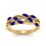 Load image into Gallery viewer, leaf-wide-sapphire-wedding-band-in-yellow-gold-FD9476GSABL-NL-YG.jpg