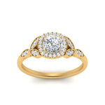 Load image into Gallery viewer, leaves-cushion-cut-halo-diamond-engagement-ring-in-yellow-gold-FD9827CURANGLE5-NL-YG.jpg?v=1770891187