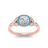 Load image into Gallery viewer, leaves-cushion-cut-halo-diamond-engagement-ring-with-blue-topaz-in-rose-gold-FD9827CURGICBLTOANGLE5-NL-RG.jpg?v=1770891186