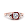 Load image into Gallery viewer, leaves-cushion-cut-halo-diamond-engagement-ring-with-ruby-in-rose-gold-FD9827CURGRUDR-NL-RG.jpg?v=1770891187