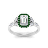 Load image into Gallery viewer, leaves-emerald-cut-halo-diamond-engagement-ring-with-emerald-in-white-gold-FD9827EMRGEMGRANGLE5-NL-WG.jpg?v=1770891203