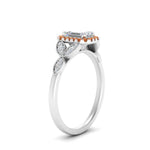 Load image into Gallery viewer, leaves-emerald-cut-halo-diamond-engagement-ring-with-orange-sapphire-in-white-gold-FD9827EMRGSAORANGLE2-NL-WG.jpg?v=1770891203