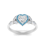 Load image into Gallery viewer, leaves-heart-shaped-halo-diamond-engagement-ring-with-blue-topaz-in-white-gold-FD9827HTRGICBLTOANGLE5-NL-WG.jpg?v=1770891218