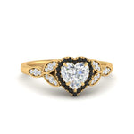 Load image into Gallery viewer, leaves-heart-shaped-halo-engagement-ring-with-black-diamond-in-yellow-gold-FD9827HTRGBLACK-NL-YG.jpg?v=1770891217