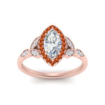 Load image into Gallery viewer, leaves-marquise-cut-halo-diamond-engagement-ring-with-orange-sapphire-in-rose-gold-FD9827MQRGSAORANGLE5-NL-RG_c7f21cf3-ab32-4184-bea0-4a3bb1e214e2.jpg?v=1770891368