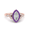Load image into Gallery viewer, leaves-marquise-cut-halo-diamond-engagement-ring-with-purple-topaz-in-rose-gold-FD9827MQRGVITO-NL-RG_63c6fc60-6565-4283-91e1-5e166cba5e6b.jpg?v=1770891368