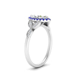 Load image into Gallery viewer, leaves-marquise-cut-halo-diamond-engagement-ring-with-sapphire-in-white-gold-FD9827MQRGSABLANGLE2-NL-WG_c7318723-da9e-4e07-8382-b31186406020.jpg?v=1770891368