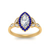 Load image into Gallery viewer, leaves-marquise-cut-halo-diamond-engagement-ring-with-sapphire-in-yellow-gold-FD9827MQRGSABLANGLE5-NL-YG_996b21c7-6088-433f-8626-fb81c070d91d.jpg?v=1770891368