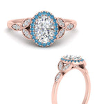Load image into Gallery viewer, leaves-oval-shaped-halo-diamond-engagement-ring-with-blue-topaz-in-rose-gold-FD9827OVRGICBLTOANGLE3-NL-RG.jpg?v=1770891254