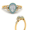 Load image into Gallery viewer, leaves-pear-shaped-halo-diamond-engagement-ring-with-blue-topaz-in-yellow-gold-FD9827PERGICBLTOANGLE3-NL-YG.jpg?v=1770891269