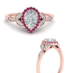Load image into Gallery viewer, leaves-pear-shaped-halo-diamond-engagement-ring-with-pink-sapphire-in-rose-gold-FD9827PERGSADRPIANGLE3-NL-RG.jpg?v=1770891269
