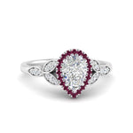Load image into Gallery viewer, leaves-pear-shaped-halo-diamond-engagement-ring-with-pink-sapphire-in-white-gold-FD9827PERGSADRPI-NL-WG.jpg?v=1770891269