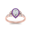 Load image into Gallery viewer, leaves-pear-shaped-halo-diamond-engagement-ring-with-purple-topaz-in-rose-gold-FD9827PERGVITOANGLE5-NL-RG.jpg?v=1770891269