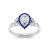 Load image into Gallery viewer, leaves-pear-shaped-halo-diamond-engagement-ring-with-sapphire-in-white-gold-FD9827PERGSABLANGLE5-NL-WG.jpg?v=1770891269