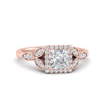 Load image into Gallery viewer, leaves-princess-cut-halo-diamond-engagement-ring-in-rose-gold-FD9827PRR-NL-RG.jpg?v=1770891286