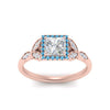 Load image into Gallery viewer, leaves-princess-cut-halo-diamond-engagement-ring-with-blue-topaz-in-rose-gold-FD9827PRRGICBLTOANGLE5-NL-RG_dd65f21b-38c2-4302-8828-096c24ad7908.jpg?v=1770891397