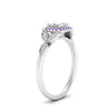 Load image into Gallery viewer, leaves-princess-cut-halo-diamond-engagement-ring-with-purple-topaz-in-white-gold-FD9827PRRGVITOANGLE2-NL-WG_b07fa551-1408-418d-9048-f2c103926274.jpg?v=1770891397
