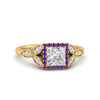 Load image into Gallery viewer, leaves-princess-cut-halo-diamond-engagement-ring-with-purple-topaz-in-yellow-gold-FD9827PRRGVITO-NL-YG_0a2c278c-2caf-483e-8200-63a6f8b858dd.jpg?v=1770891397