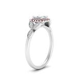 Load image into Gallery viewer, leaves-princess-cut-halo-diamond-engagement-ring-with-ruby-in-white-gold-FD9827PRRGRUDRANGLE2-NL-WG.jpg?v=1770891287