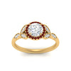 Load image into Gallery viewer, leaves-round-cut-halo-diamond-engagement-ring-with-ruby-in-yellow-gold-FD9827RORGRUDRANGLE5-NL-YG.jpg?v=1770891317