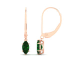 Load image into Gallery viewer, lever-back-2-carat-marquise-drop-emerald-earrings-in-rose-gold-FDEAR11236MQGEMGR-2.00CT-NL-RG.jpg