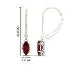 Load image into Gallery viewer, lever-back-2-carat-marquise-drop-ruby-earrings-in-white-gold-FDEAR11236MQGRUDR-2.00CT-NL-WG.jpg