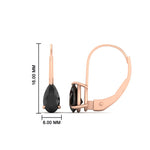 Load image into Gallery viewer, lever-back-2-carat-pear-black-onyx-studs-earring-in-rose-gold-FDEAR9225PEGBLACK-2.00CT-NL-RG
