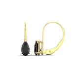 Load image into Gallery viewer, lever-back-2-carat-pear-black-onyx-studs-earring-in-yellow-gold-FDEAR9225PEGBLACK-2.00CT-NL-YG