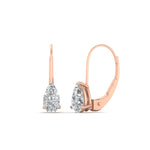 Load image into Gallery viewer, lever-back-2-carat-pear-diamond-studs-earring-in-rose-gold-FDEAR9225PE-2.00CT-NL-RG