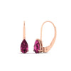 Load image into Gallery viewer, lever-back-2-carat-pear-pink-sapphire-studs-earring-in-rose-gold-FDEAR9225PEGSADRPI-2.00CT-NL-RG