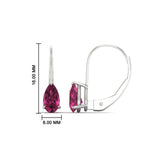 Load image into Gallery viewer, lever-back-2-carat-pear-pink-sapphire-studs-earring-in-white-gold-FDEAR9225PEGSADRPI-2.00CT-NL-WG