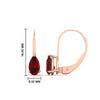 Load image into Gallery viewer, lever-back-2-carat-pear-ruby-studs-earring-in-rose-gold-FDEAR9225PEGRUDR-2.00CT-NL-RG