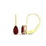 Load image into Gallery viewer, lever-back-2-carat-pear-ruby-studs-earring-in-yellow-gold-FDEAR9225PEGRUDR-2.00CT-NL-YG