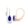 Load image into Gallery viewer, lever-back-2-carat-pear-sapphire-studs-earring-in-rose-gold-FDEAR9225PEGSABL-2.00CT-NL-RG