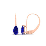 Load image into Gallery viewer, lever-back-2-carat-pear-sapphire-studs-earring-in-rose-gold-FDEAR9225PEGSABL-2.00CT-NL-RG