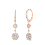 Load image into Gallery viewer, lever-back-dangle-diamond-earring-in-rose-gold-FDEAR11247RONL-RG