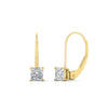 Load image into Gallery viewer, lever-back-princess-cut-1-ct.-diamond-stud-earring-in-yellow-gold-FDEAR9225PR-1.00CT-NL-YG