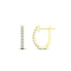 Load image into Gallery viewer, lightweight 0.25 ct diamond huggie hoops-in-yellow-gold-FDEAR11260ANGLE2-0.25-NL-YG