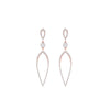 Load image into Gallery viewer, long-hanging-diamond-teardrop-earring-in-rose-gold-FD-EAR10629-NL-RG
