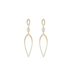 Load image into Gallery viewer, long-hanging-diamond-teardrop-earring-in-yellow-gold-FD-EAR10629-NL-YG