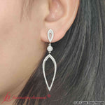 Load image into Gallery viewer, long-hanging-lab-diamond-teardrop-earring-in-white-gold-fdear10629-fancy-2-wg